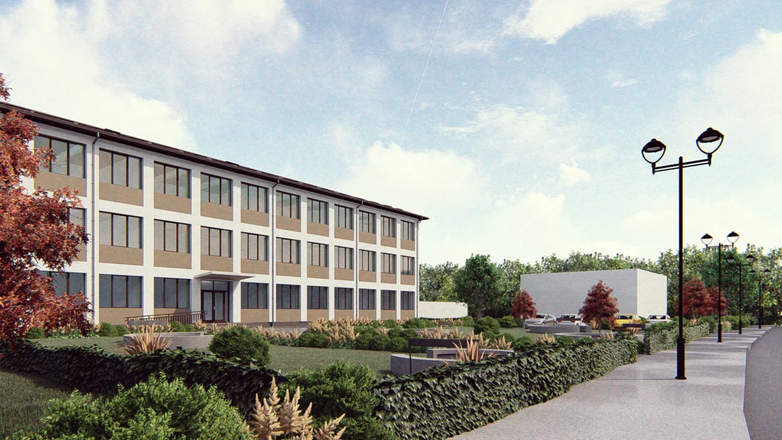 Modern house exterior