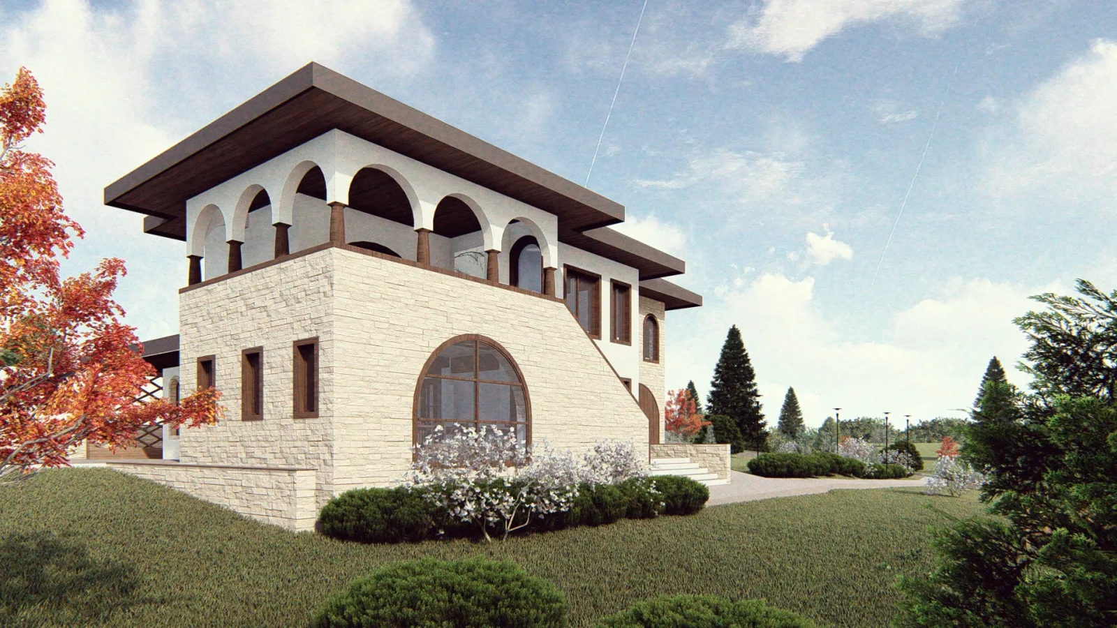 Modern house exterior