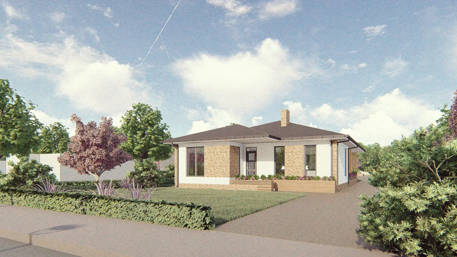 Modern house exterior