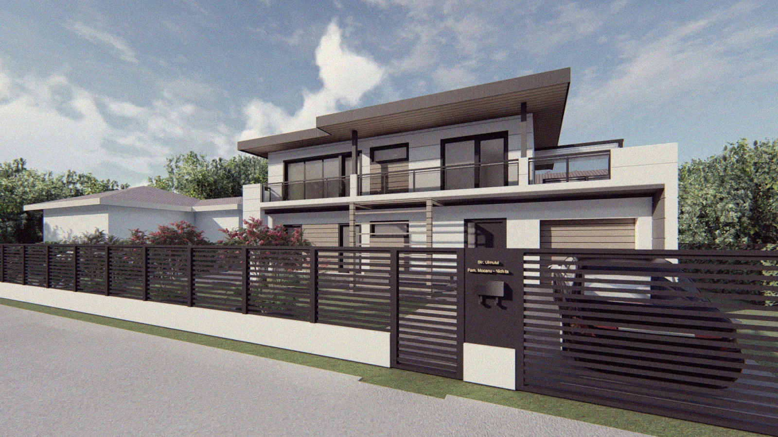 Modern house exterior