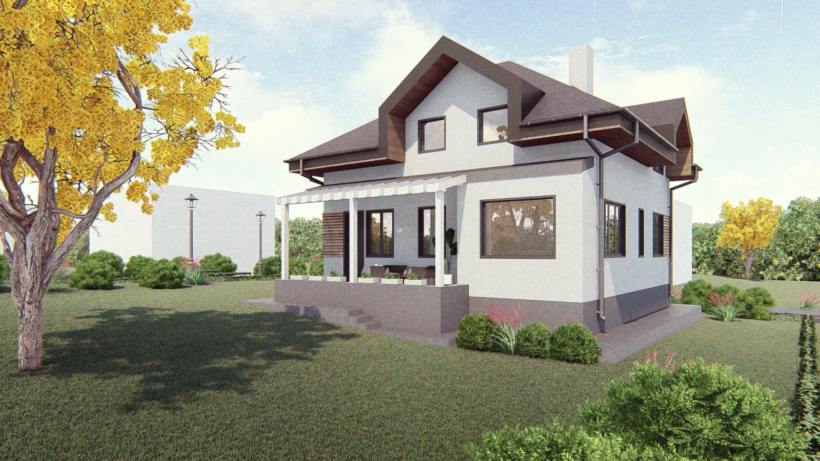 Modern house exterior