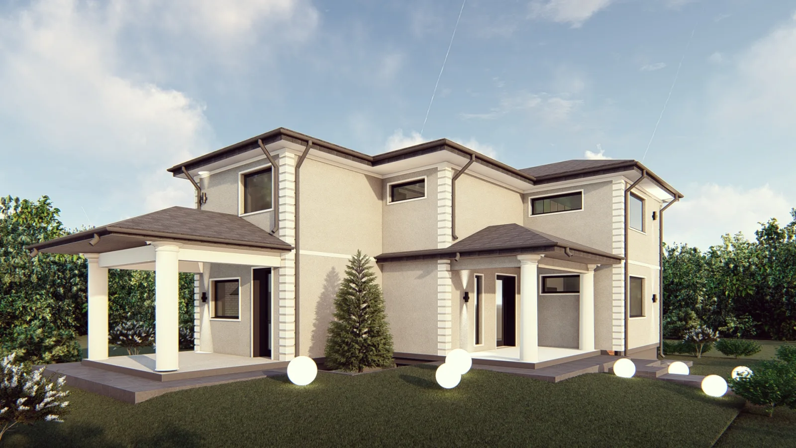 Modern house exterior