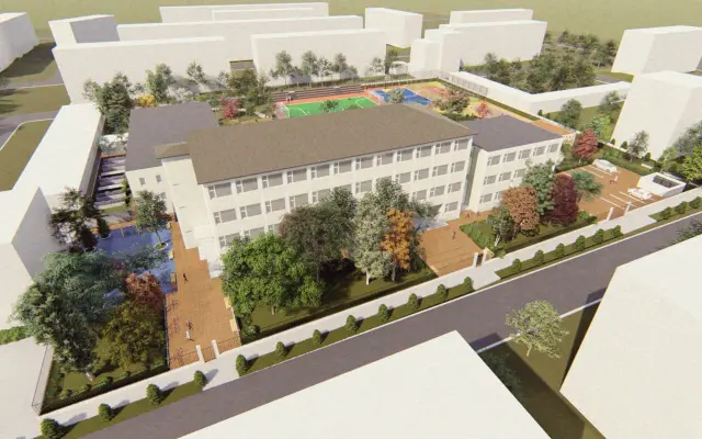 REMODELAREA CURȚII ȘCOLII GIMNAZIALE MIHAI DRĂGAN