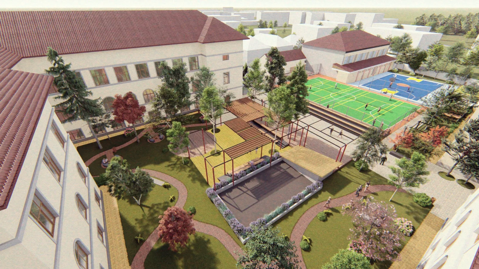 ÎN PAUZĂ LA COLEGIUL NAȚIONAL VASILE ALECSANDRI