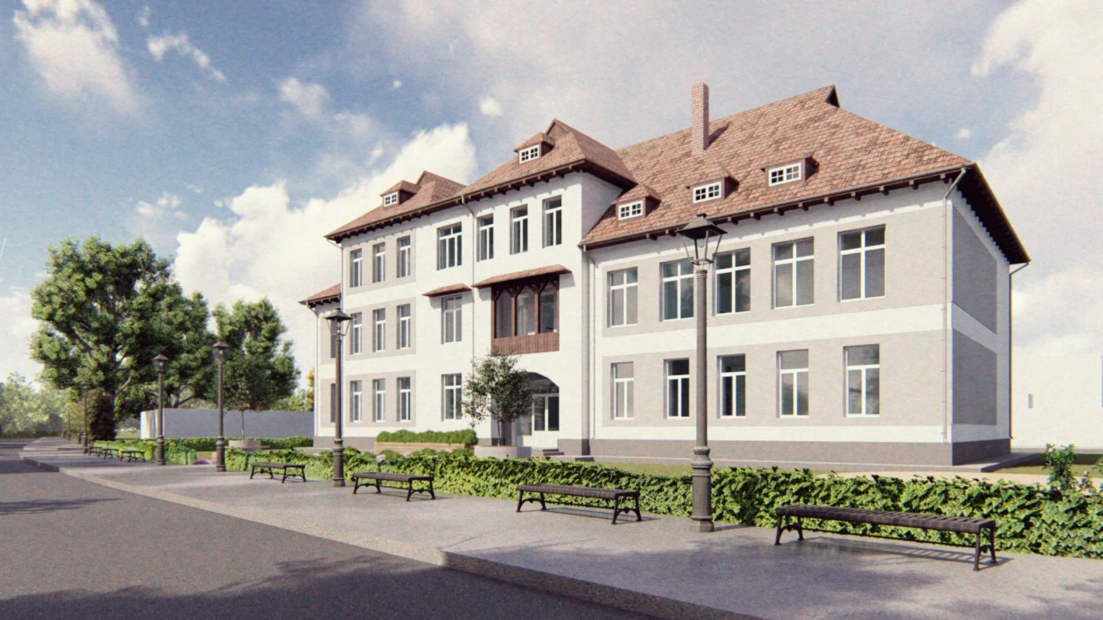 Modern house exterior