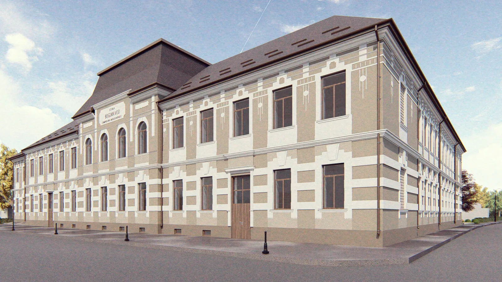 Modern house exterior